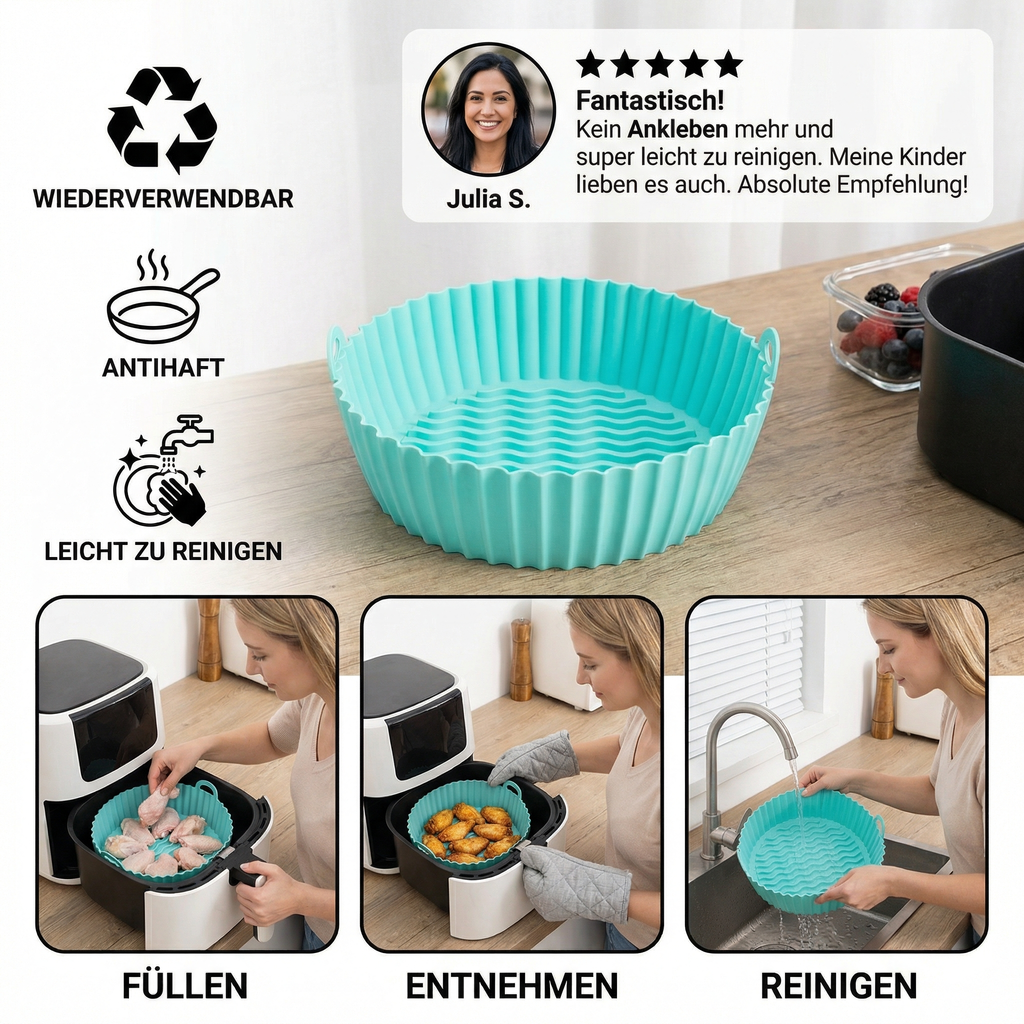 CrispEase – Non-Stick Cooking Aid for Easy Crisping and Quick Cleaning - Lamylie