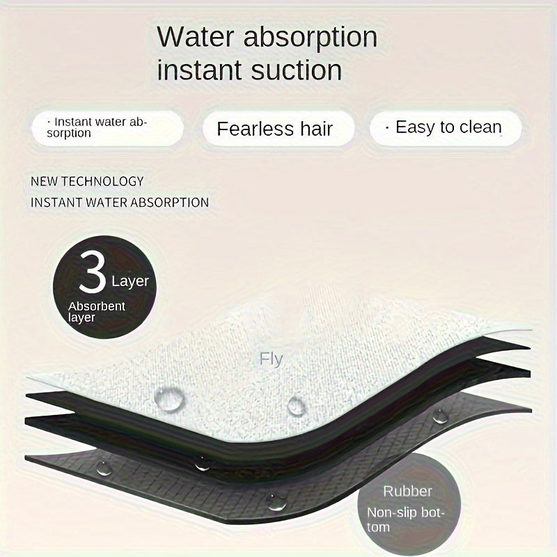 Tapis de cuisine antidérapant en L – Très absorbant - Lamylie