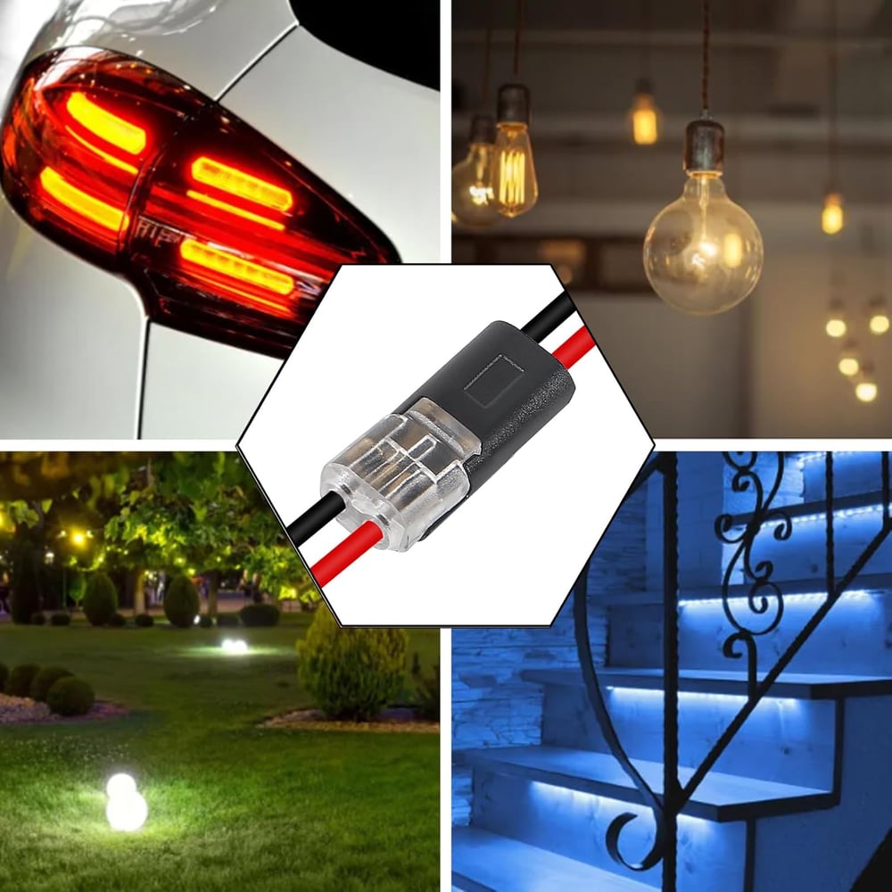 LED Connector for Quick and Easy Connections Without Soldering - Lamylie