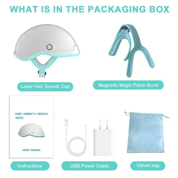 Laser Hair Growth Therapy System with Cap Device - Lamylie