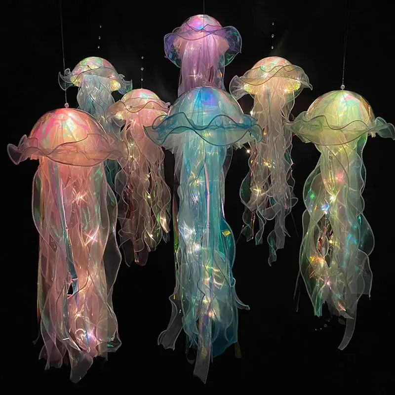 Luminescent Jellyfish Accent Lamp for Ambient Atmosphere - Lamylie