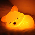 Silikonová noční lampa ve tvaru lišky - Lamylie
