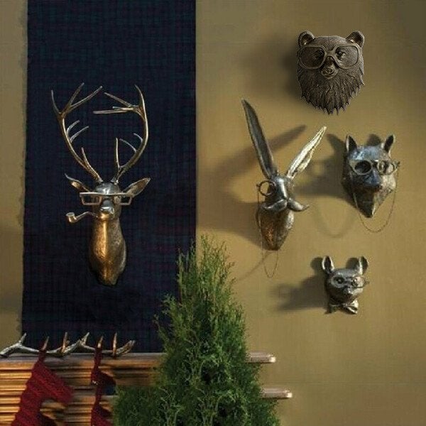 Decoração de parede com cabeça de veado – Dá personalidade a qualquer divisão - Lamylie