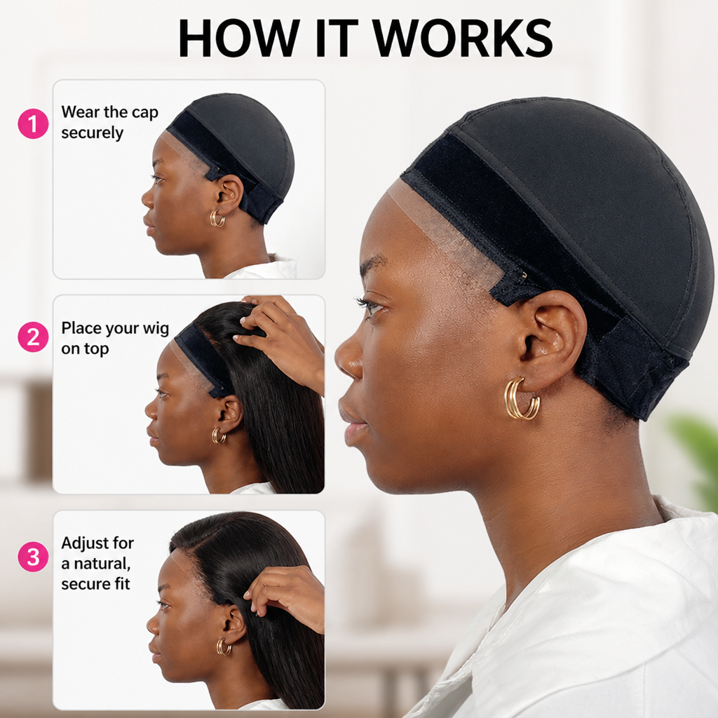 Gorro HaloGrip — Confiança assegurada com conforto invisível durante todo o dia - Lamylie