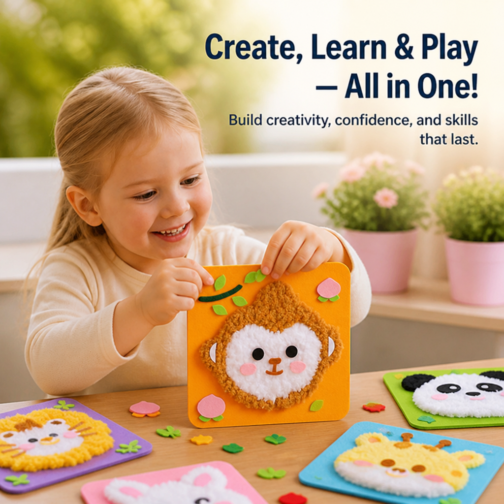 ImagineoCraft Stick Puppet Kit — Unlock Your Child’s Creativity and Confidence with Every Handmade Character - Lamylie