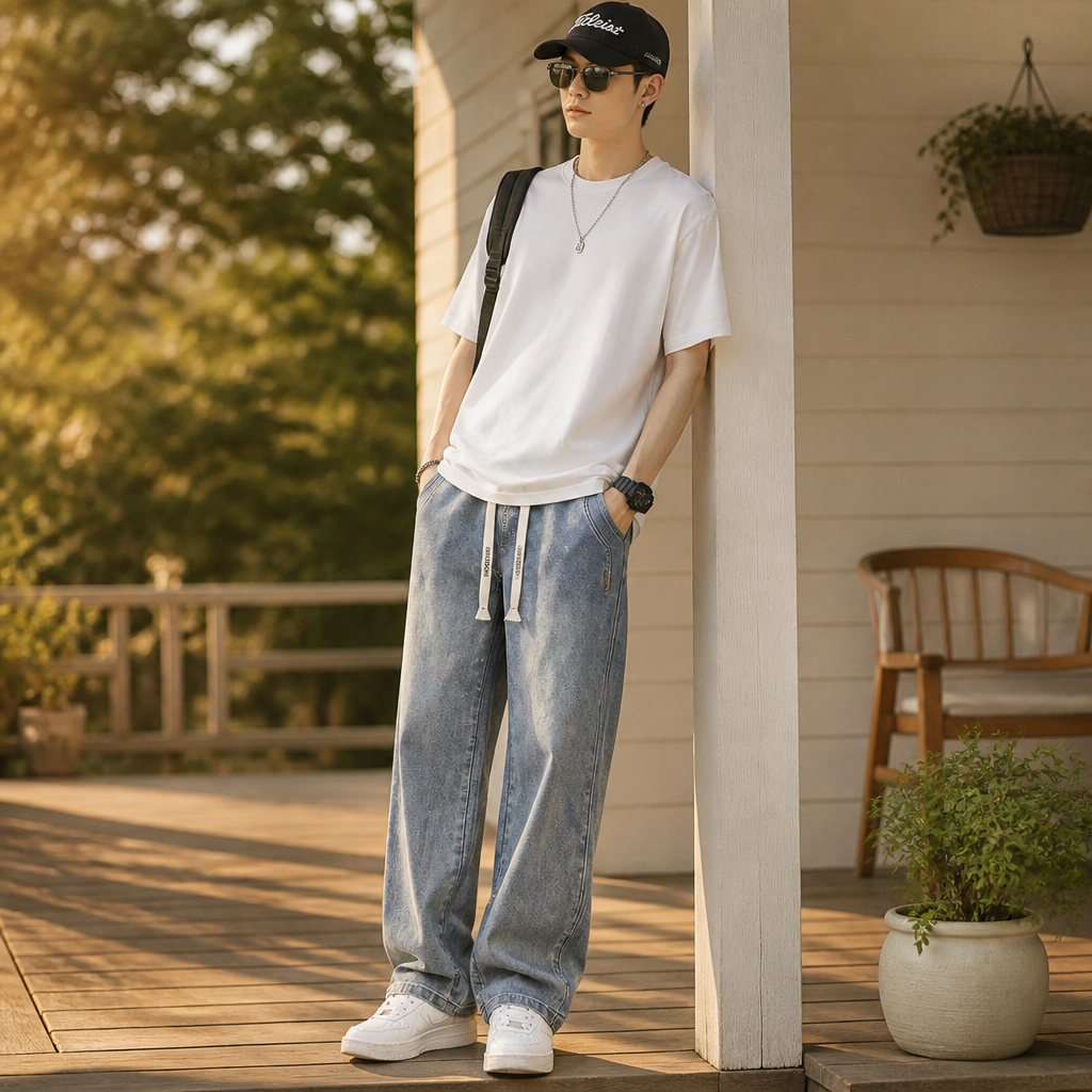 Marvelon Loose Straight Jeans – Entdecke den ganzen Tag über cooles Selbstbewusstsein und mühelosen Stil – Lamylie
