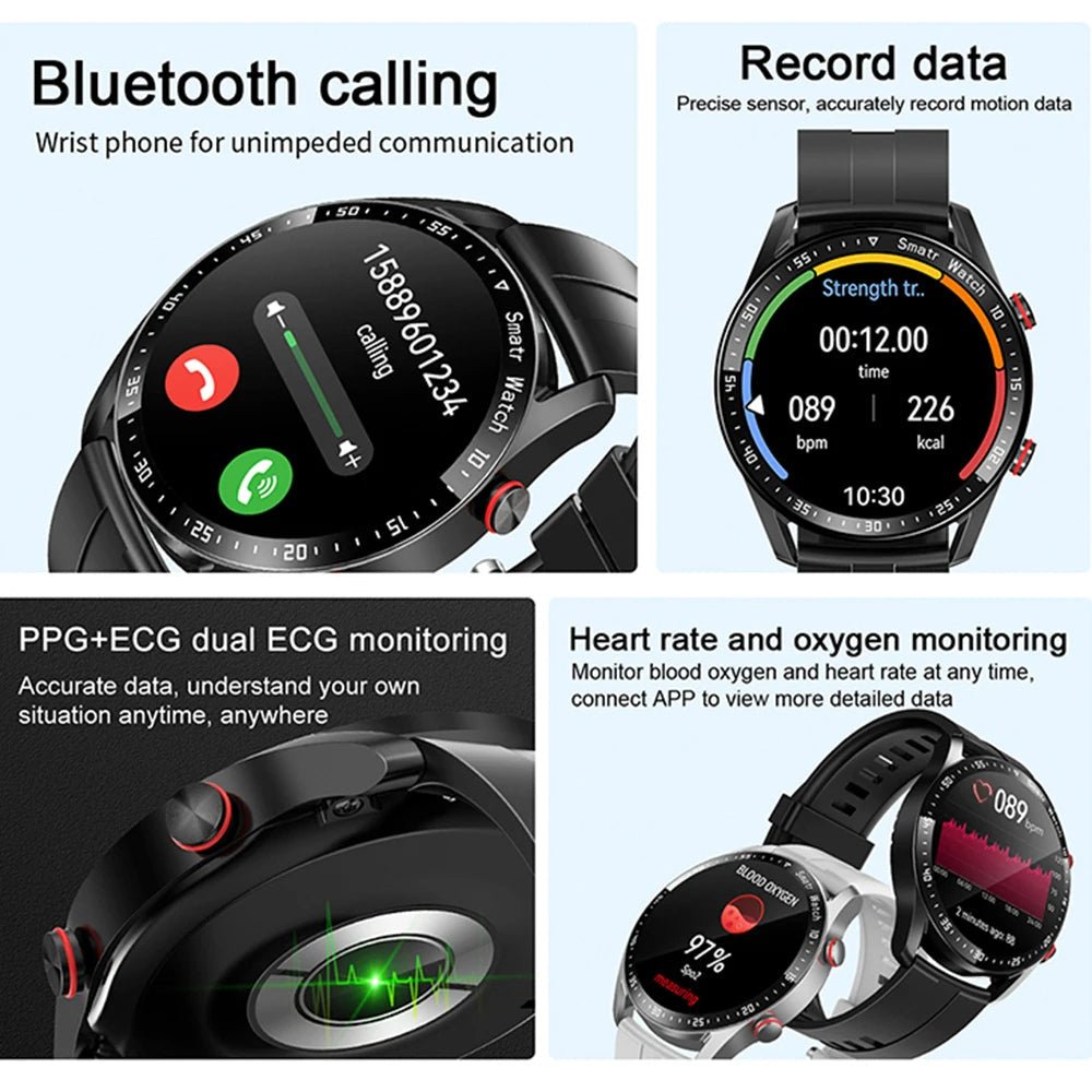Multi-Function Health Tracking Smartwatch for Daily Activity and Heart Rate - Lamylie