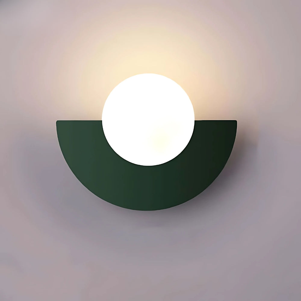Wall Lamp | Modern Wall Lighting with Colorful Shade | Scandinavian Design | Living Room Bedroom Hallway - Lamylie