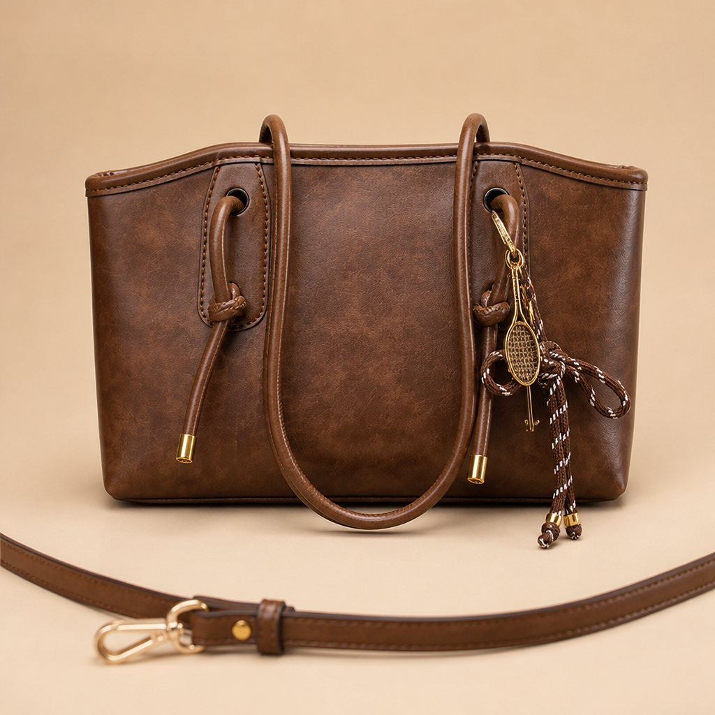 LUXORA PU Leather Shoulder Bag — Own Effortless Elegance That Powers Your Every Move - Lamylie