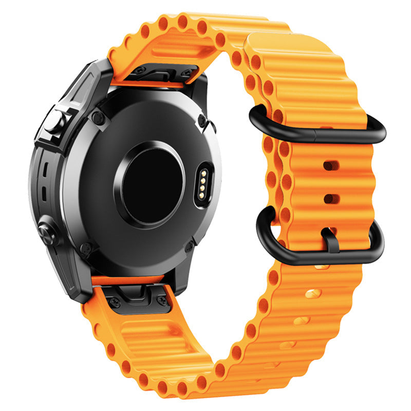 AquaStride szilikon óceánszíj — 22 mm-es és 26 mm-es cserepánt Garmin órához