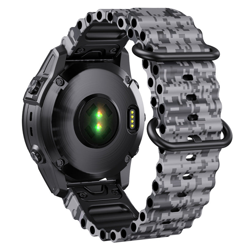 AquaStride szilikon óceánszíj — 22 mm-es és 26 mm-es cserepánt Garmin órához
