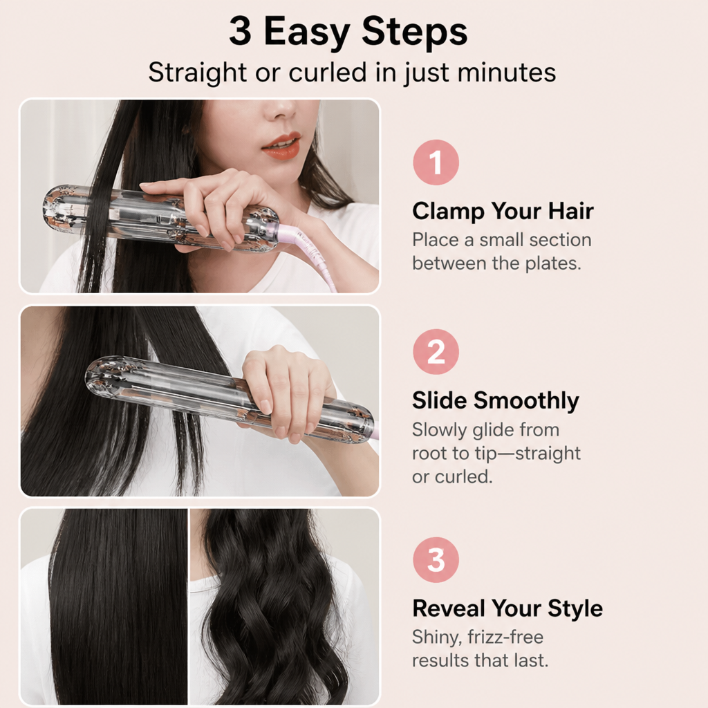 LuxeCurl Pro – Entfesseln Sie überall und jederzeit salonperfektes Haar – Lamylie