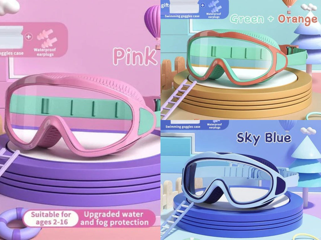 Gafas de natación HD para niños – Protección UV y función antivaho - Lamylie