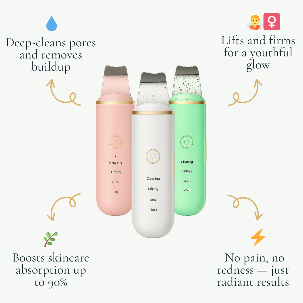 SkinPulse - Professional Ultrasonic Skin Cleansing - Lamylie