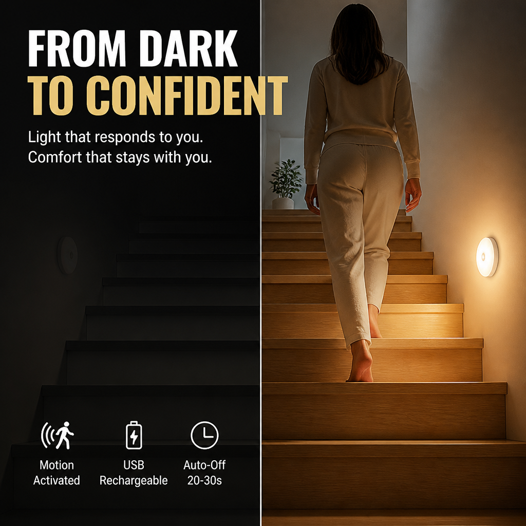 LumiSure — Instant, Hands-Free Light That Makes You Feel Safe and In Control - Lamylie