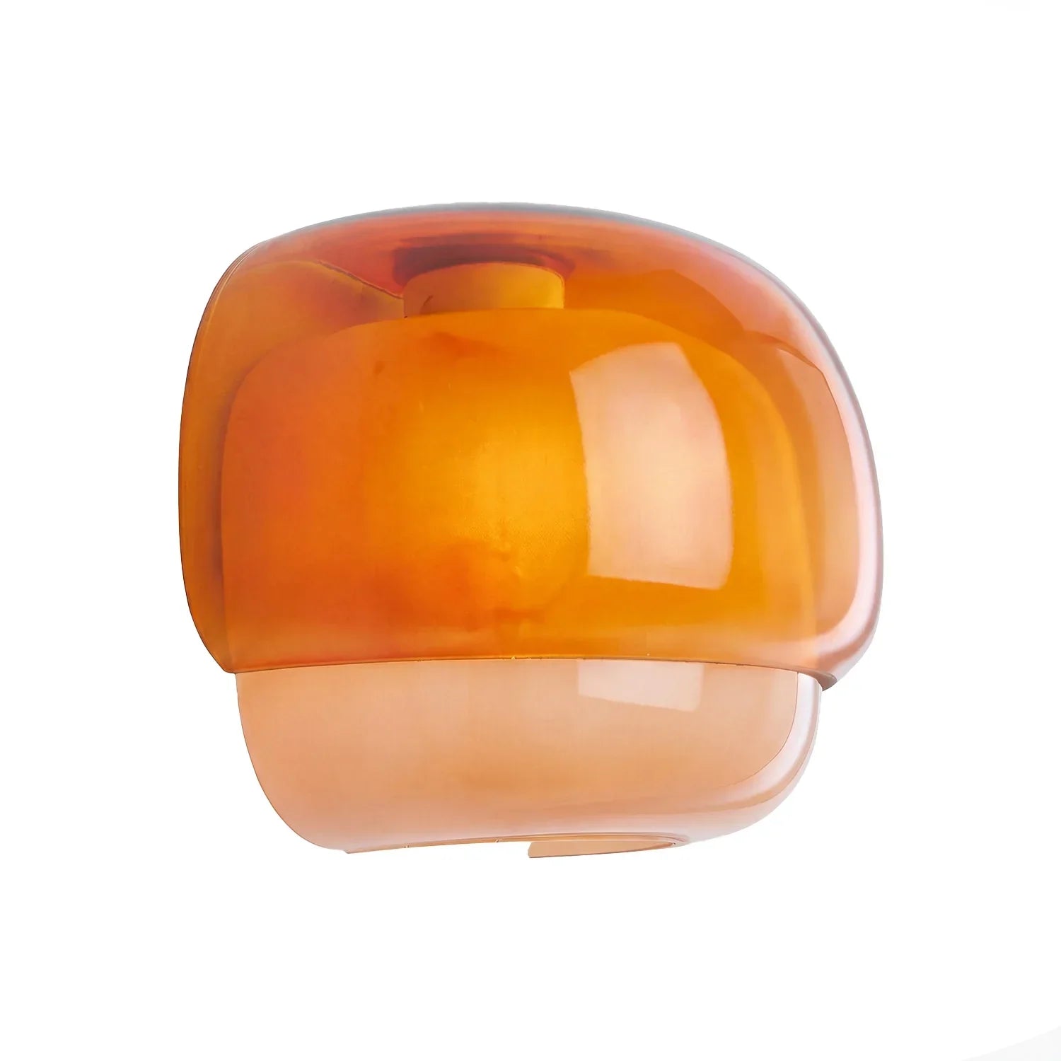 Lampada da parete moderna in vetro con doppio paralume a forma di fungo | Accento colorato per camera da letto e corridoio - Lamylie