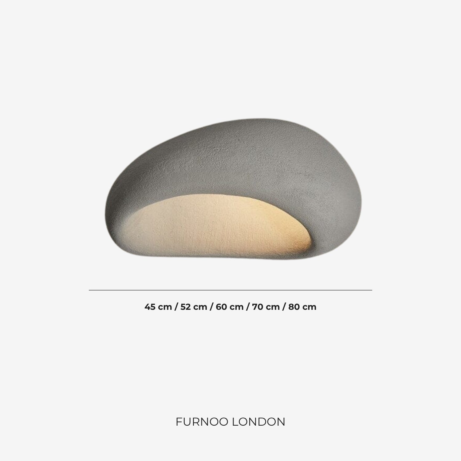 Wabi Sabi Inspired Ceiling Lamp | Metal Lamp with Warm Lighting | For Living Room Bedroom Dining Room - Lamylie