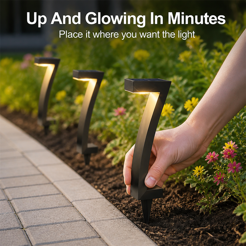 BrillaraGlow — Transform Your Garden with Effortless, All-Night Radiance and Weatherproof Security - Lamylie