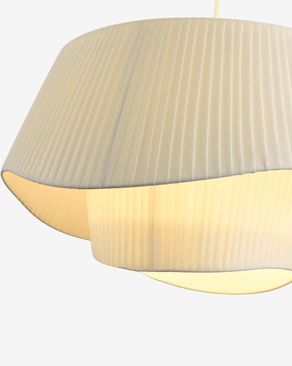 Moderne Tyvek Pendelleuchte Rundes Design Warmweiß Dimmbar Wohnzimmer Esszimmer Schlafzimmer Dekorative Deckenbeleuchtung - Lamylie