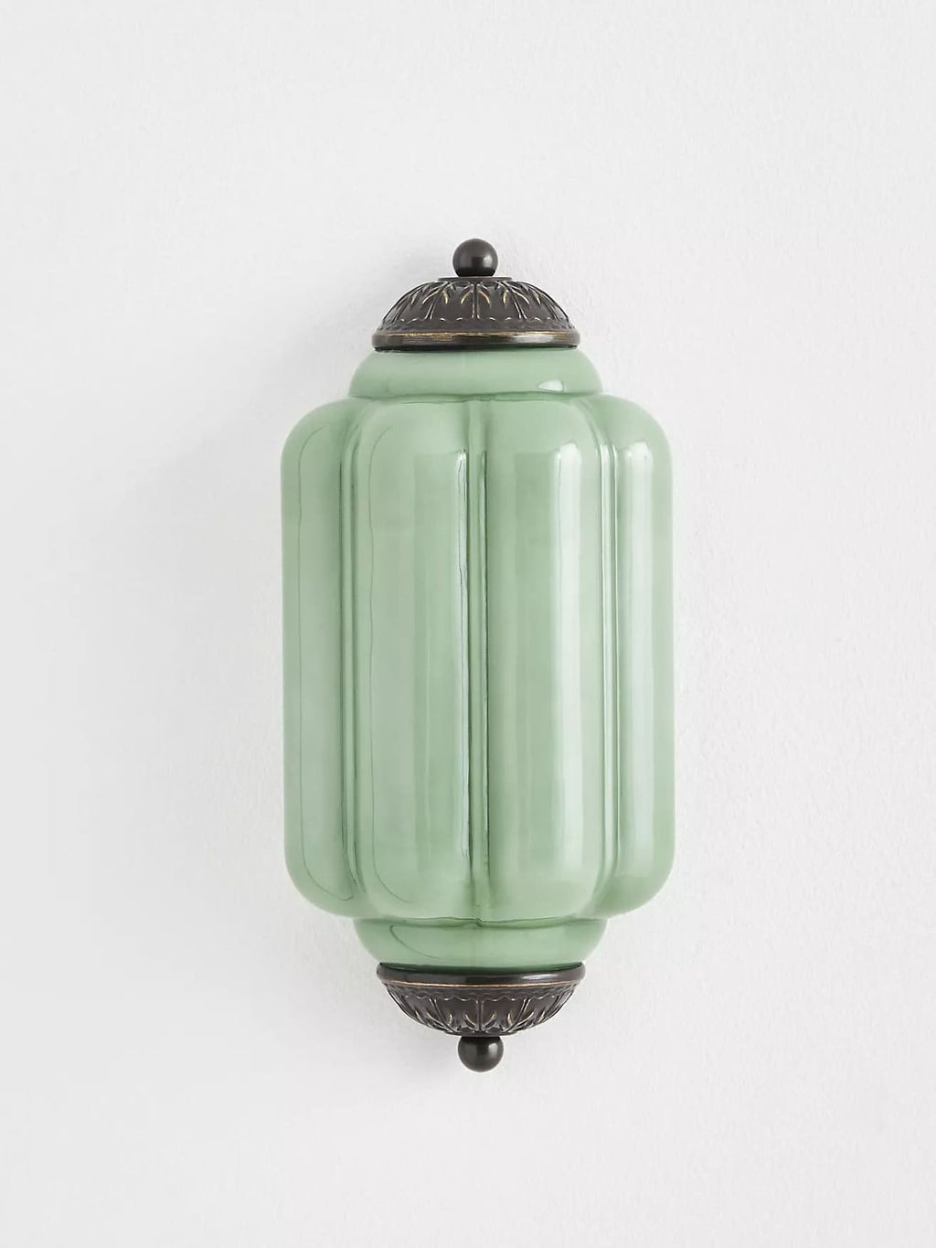 Milk Glass Wall Lamp for Bedroom Hall Scandinavian Style - Lamylie