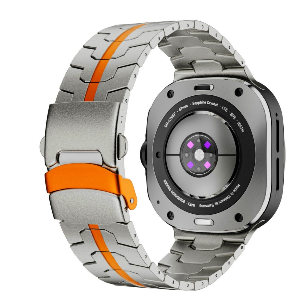 Aurora-Titanarmband – Verstellbare Faltschließe für die Samsung Galaxy Watch Ultra