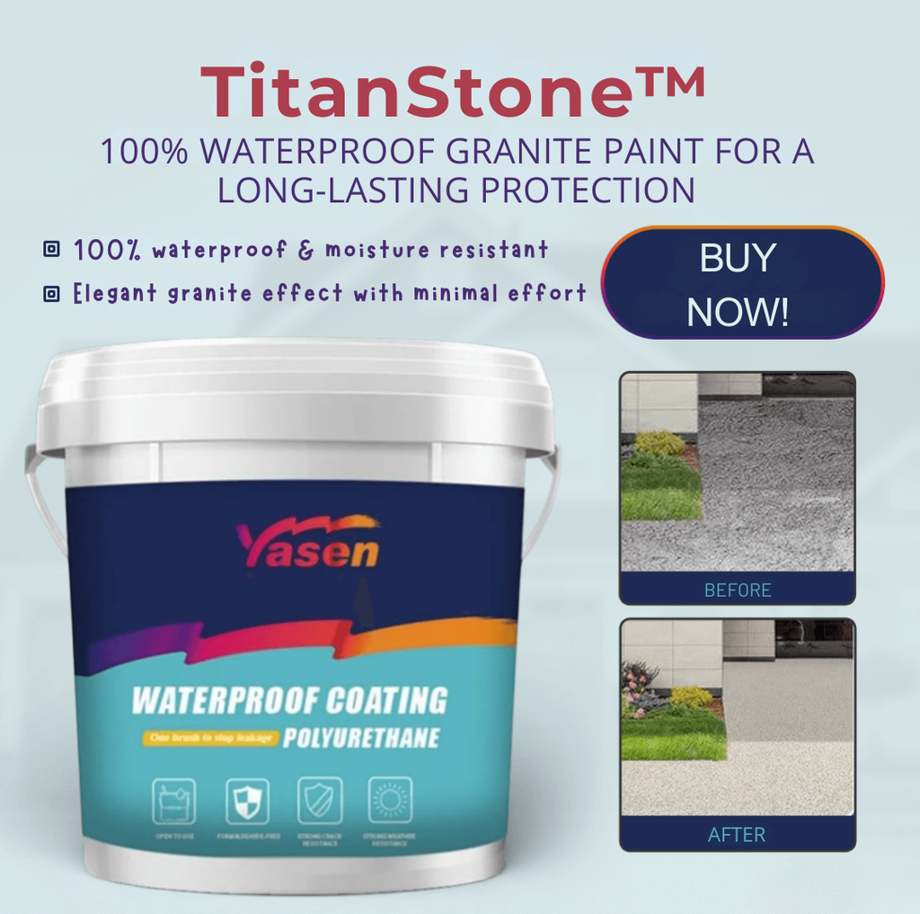 TitanStone — Instantly Transform Surfaces into Waterproof, Granite-Strong Masterpieces - Lamylie