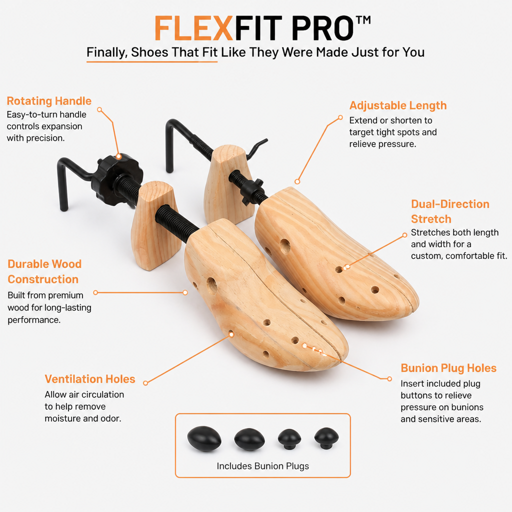 FlexFit Pro — Eindelijk schoenen die passen alsof ze speciaal voor jou zijn gemaakt - Lamylie