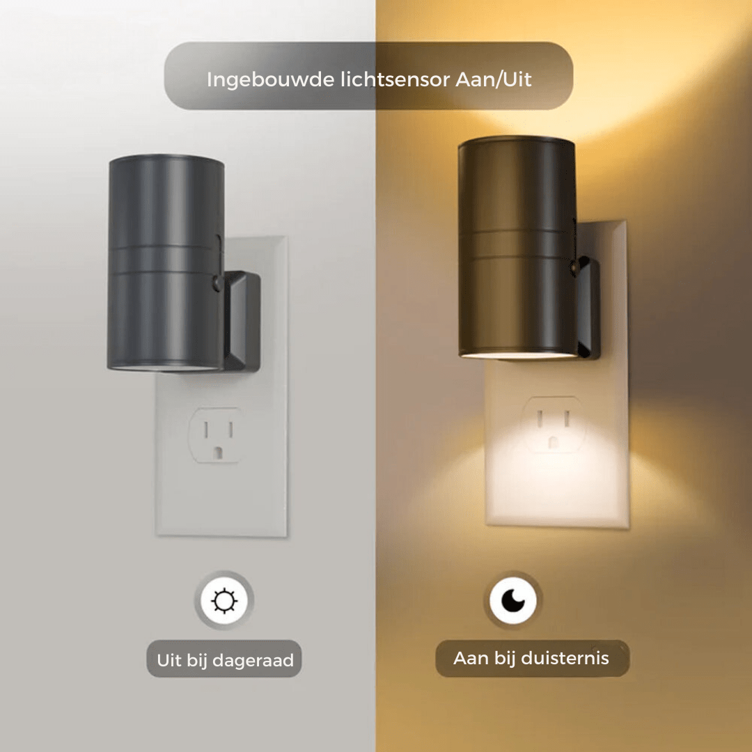 Dimmable LED Wall Lamp with Sensor — Automatic Lighting for Hallway, Stairs, and Bedroom - Lamylie