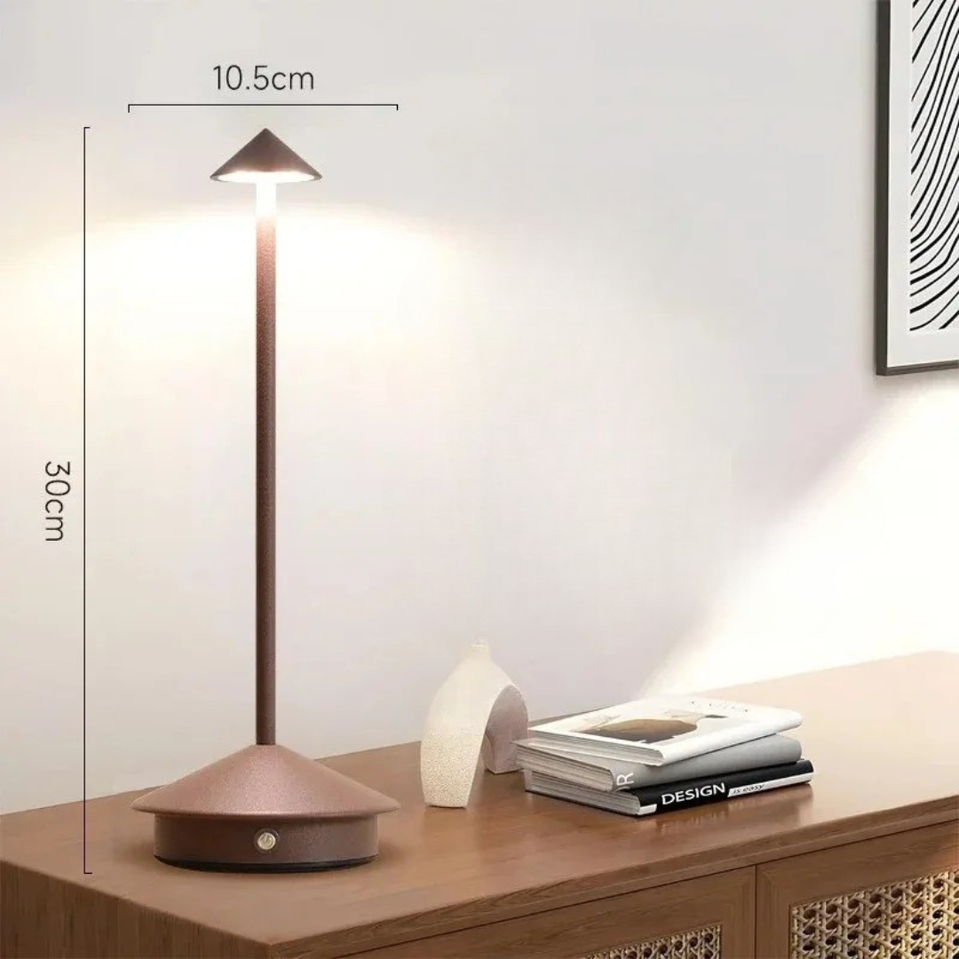 Rechargeable Cordless LED Table Lamp - Waterproof and Dimmable with USB-C - Lamylie