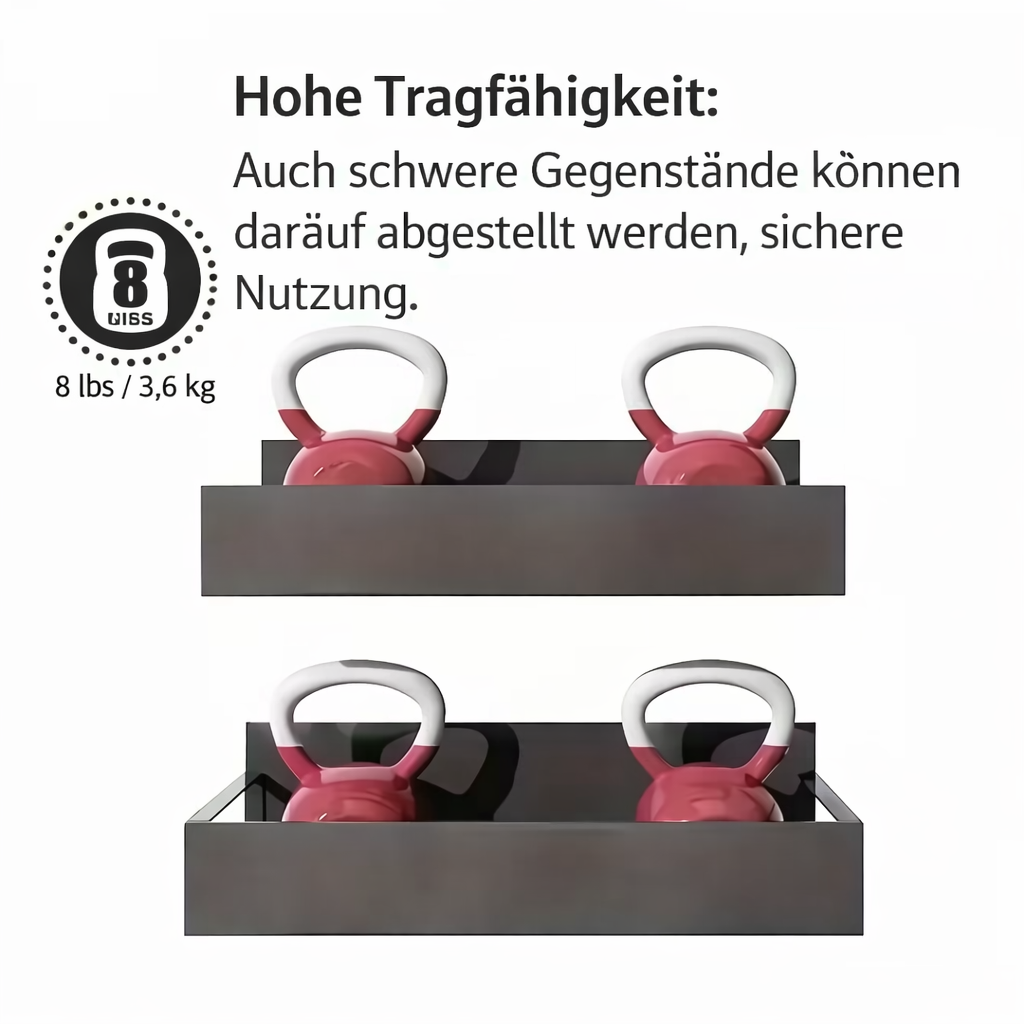 Support magnétique | Étagère latérale sans perçage | Rangement compact | MagniShelf - Lamylie