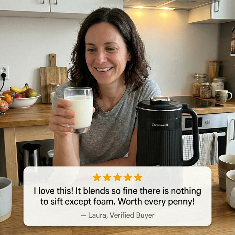 Fresh, Silky Plant Milk in Seconds – Additive-Free and Stress-Free - Lamylie