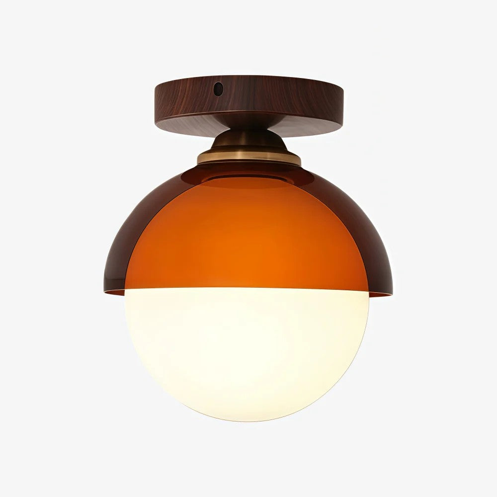 Vintage Ceiling Lamp with Sunset Tones for Hallway and Entrance | Modern Ambient Lighting - Lamylie