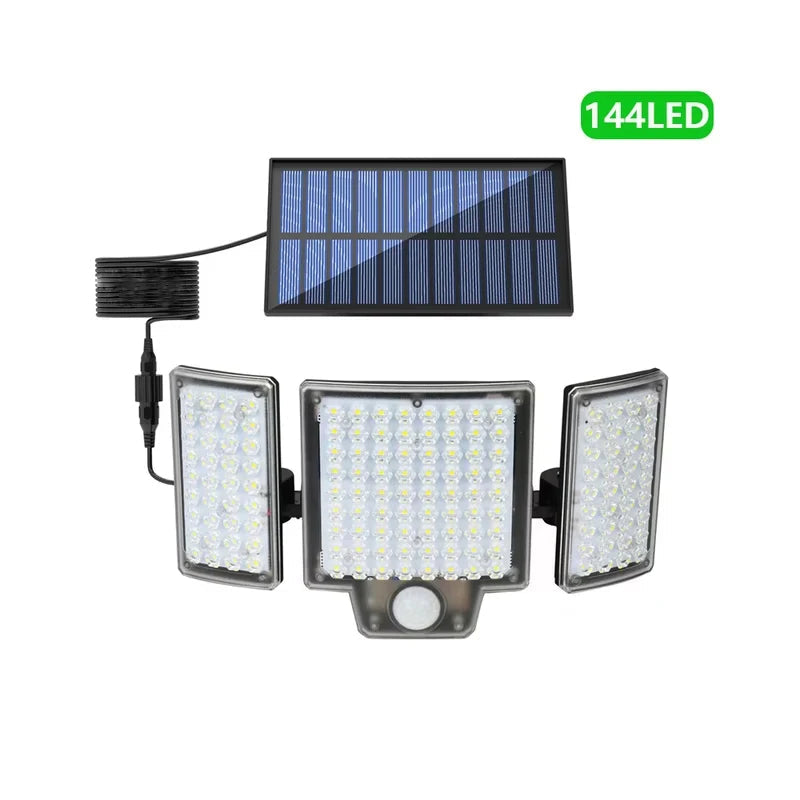 Solar Outdoor Wall Light with Motion Detector – 106/144/280 LEDs - Lamylie