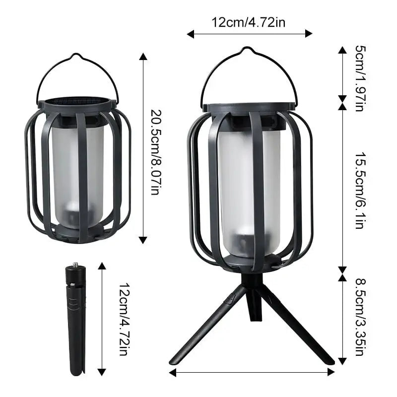 Solar-Powered Lantern with 4 Modes – Perfect for Camping & Garden Events - Lamylie