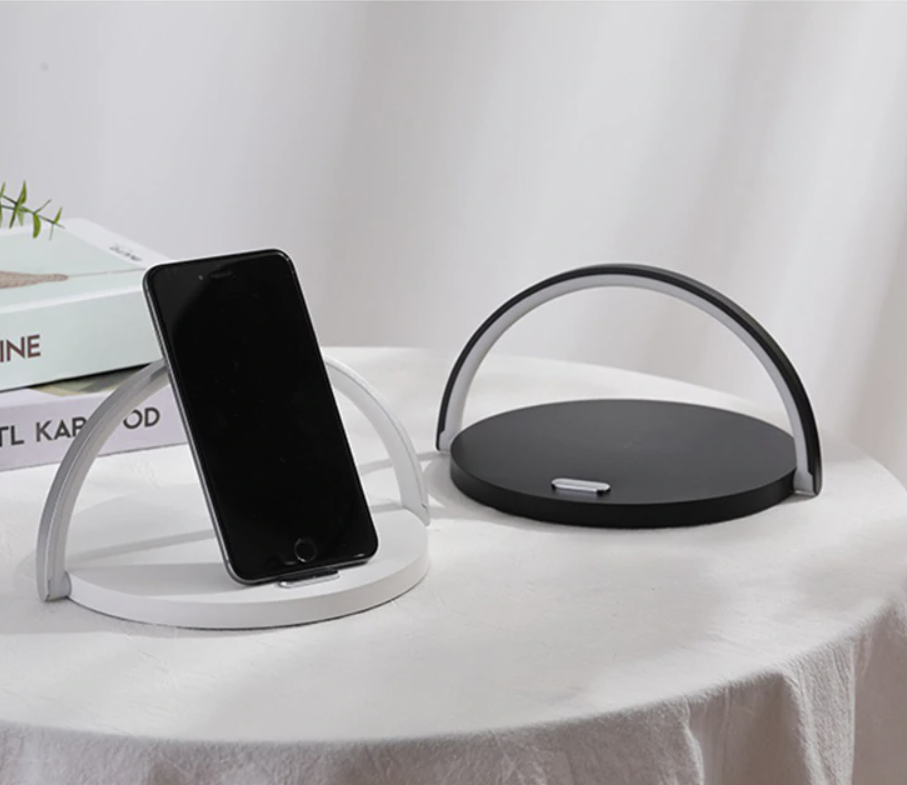 LED Nightstand Lamp with Wireless Charging Pad - Lamylie