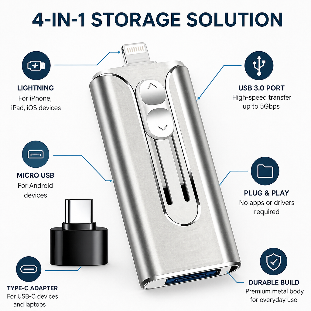 GeniusDrive — Instantly Unlock Limitless Storage and Carry Every Memory Everywhere - Lamylie