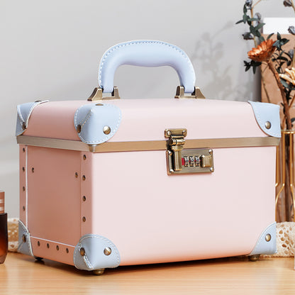 Trousse en Cuir Double Grande Capacité