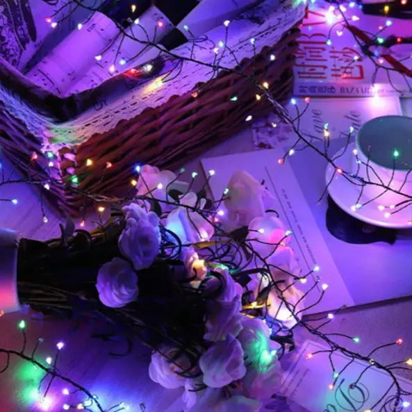 LED Holiday Tree String Lights – Bright & Secure Christmas Decor Lighting - Lamylie