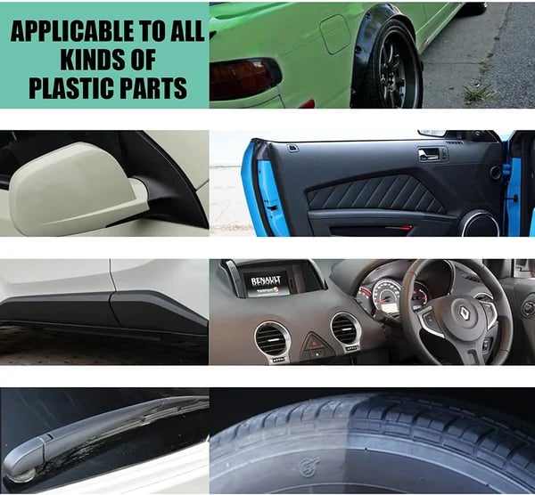 Rénovateur pour plastiques de voiture - Lot de 2 - Lamylie