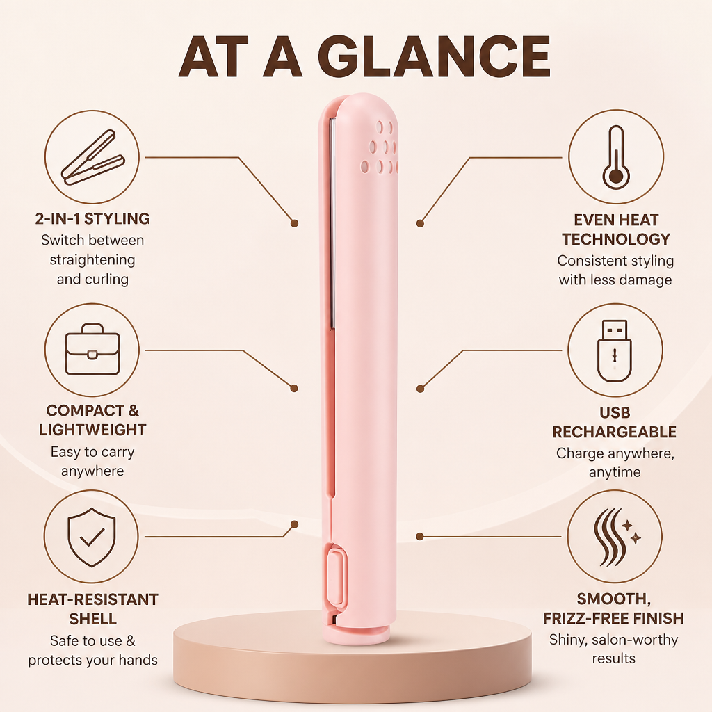 LuxeCurl Pro – Entfesseln Sie überall und jederzeit salonperfektes Haar – Lamylie