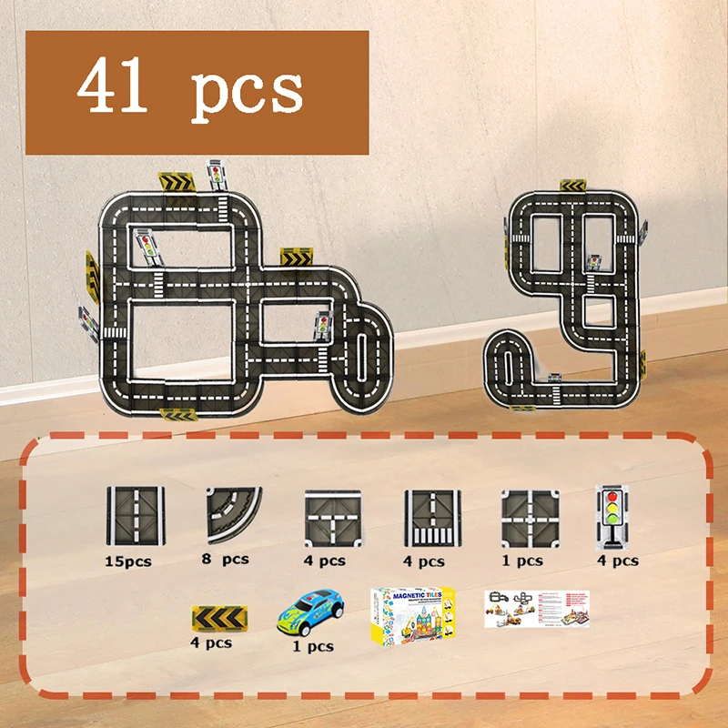 Magnetisches Spielset – regt fantasievolles Spielen an und stärkt Geist und Herz – Lamylie