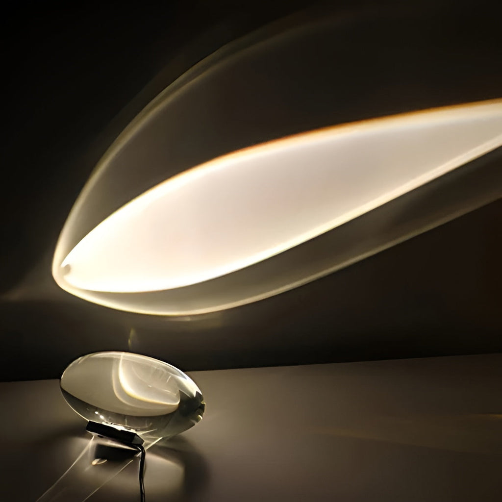 Oval Shaped Table Lamp with Cozy Ambient Lighting - Lamylie