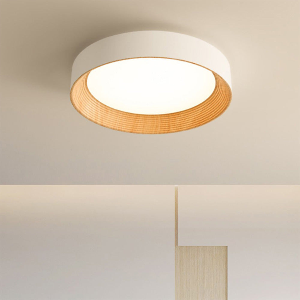 Minimalist Round Low-Profile Ceiling Lamp Bedroom Ceiling Lighting LED - Lamylie