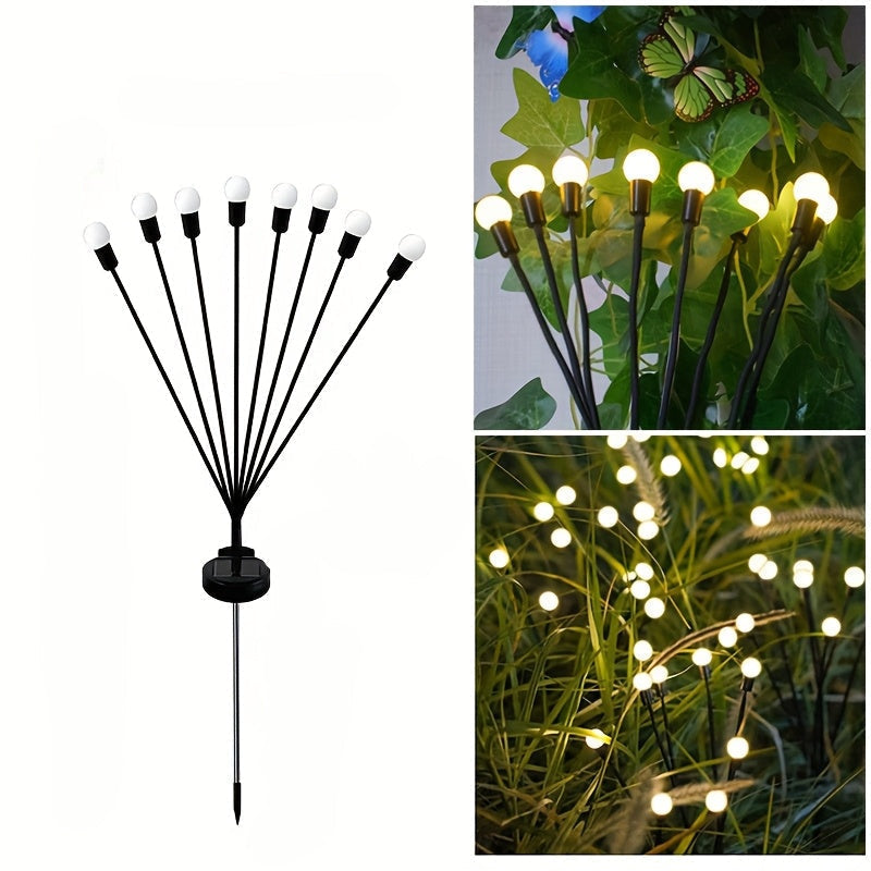 Luces solares LED de suelo Nightflare con efecto de luciérnaga — Configuraciones de 6/8/10 LED