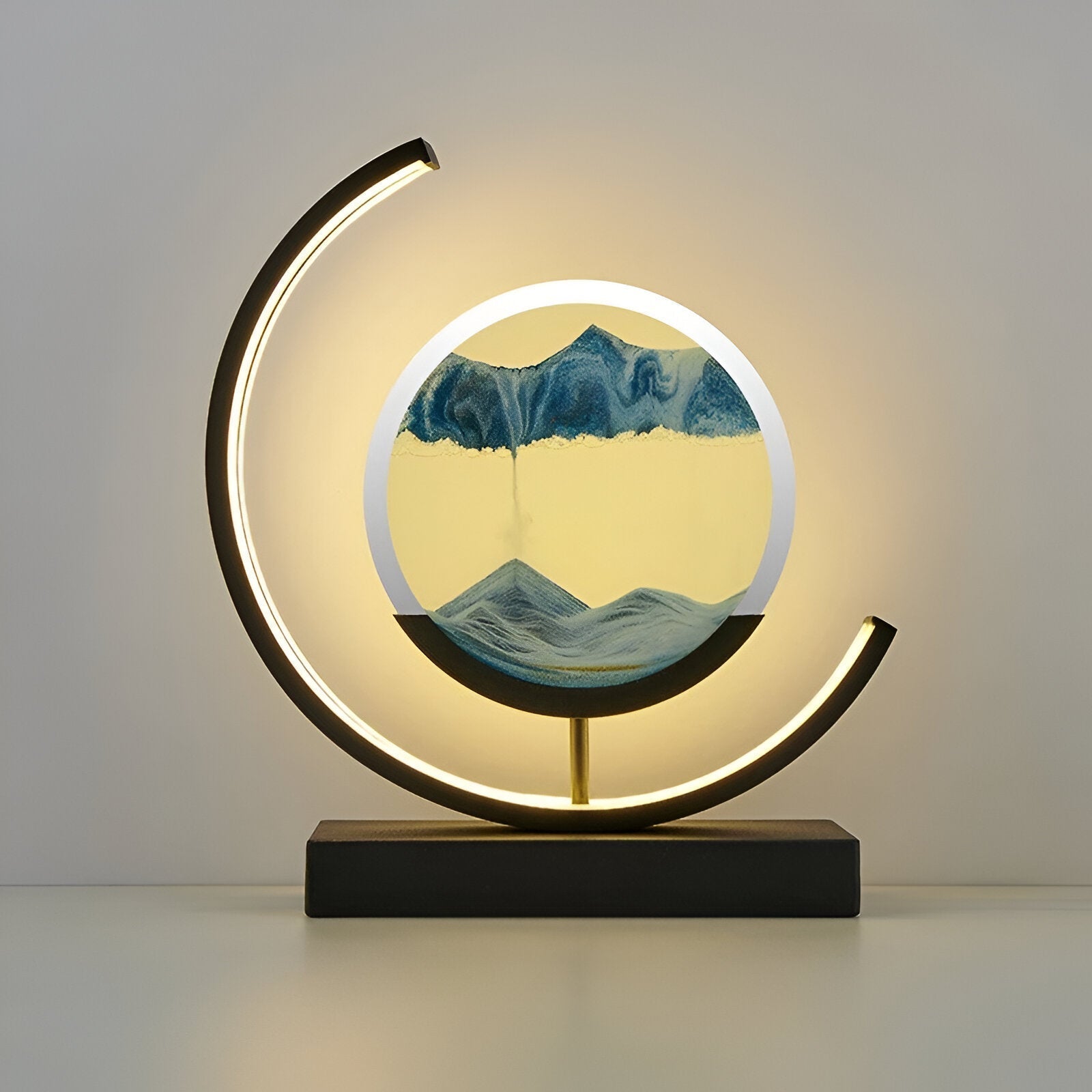 SandArt | Dimmbares LED-Sandlicht - Kabellose einzigartige Entspannungslampe - Lamylie