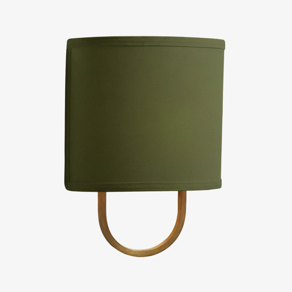 Wall Lamp Fabric Shade | Modern Bedroom Wall Lighting for Cozy Ambiance - Lamylie