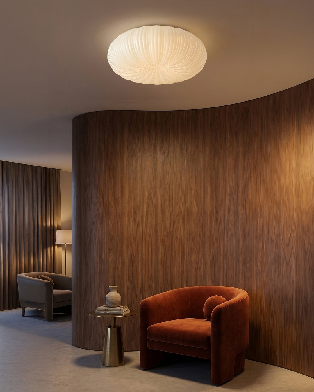 Deckenleuchte Iris Skandinavisch Dimmbar Metall & Acryl mit Fernbedienung für moderne Wohnräume Schlafzimmer Esszimmer Ambientebeleuchtung - Lamylie