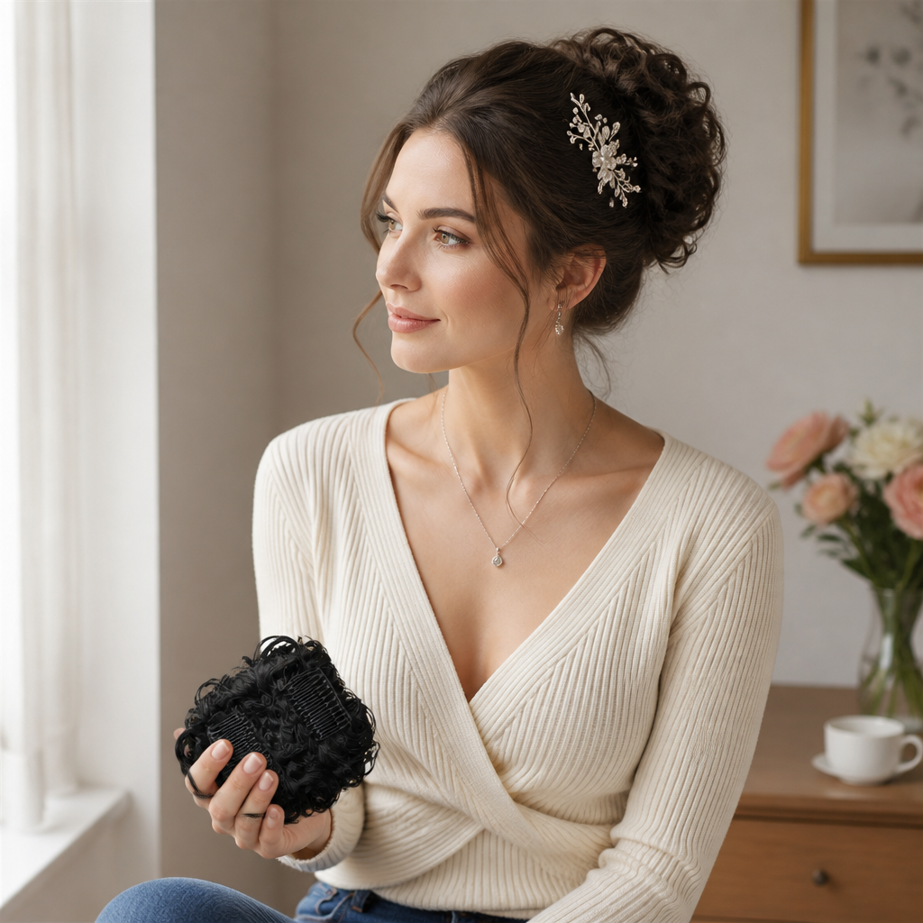 LuxeLoop Curly Bun Band — Sofort auffälliges Volumen und müheloses Selbstbewusstsein entfesseln – Lamylie