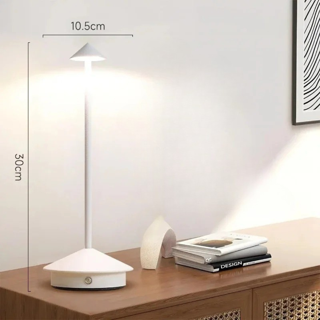 Rechargeable Cordless LED Table Lamp - Waterproof and Dimmable with USB-C - Lamylie