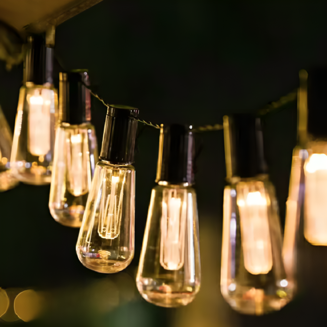 Catena luminosa LED solare da 5-10 m, impermeabile per esterni, illuminazione da giardino e decorazione da campeggio - Lamylie